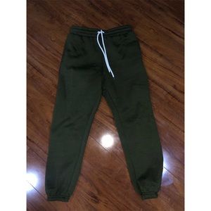 Forever 21 green sweatpants